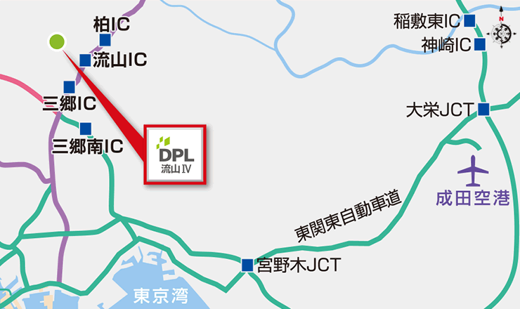 DPL流山IV地図