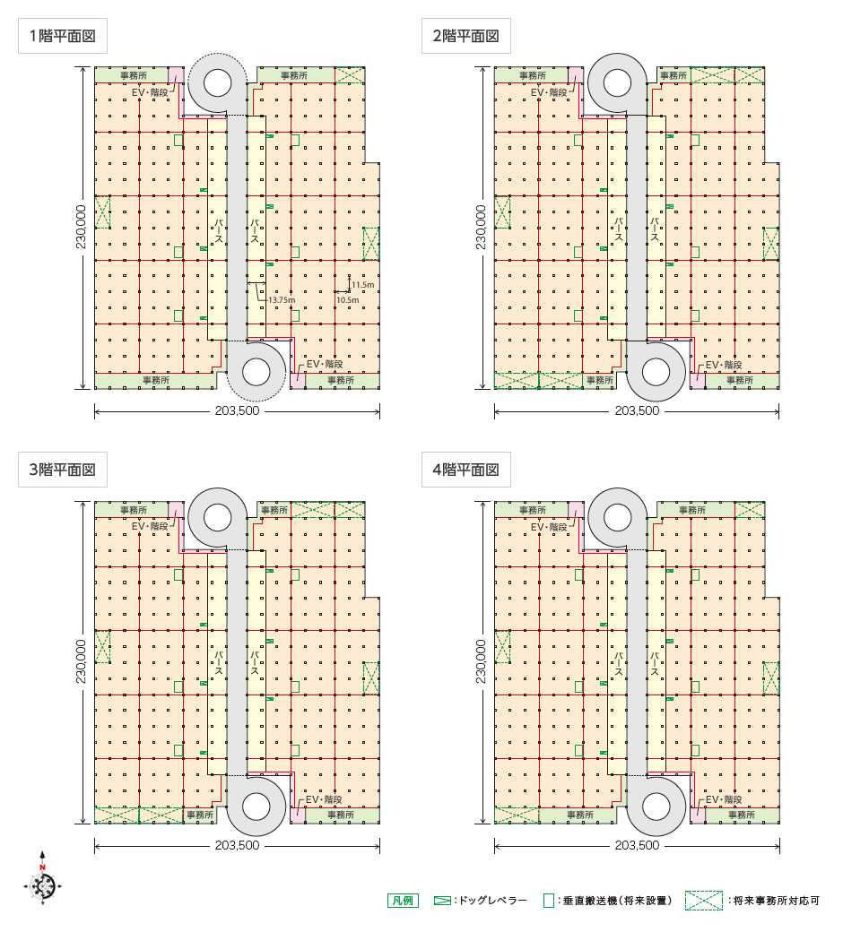 DPL坂戸のFLOOR MAP