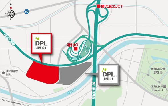 DPL新横浜Ⅱ地図