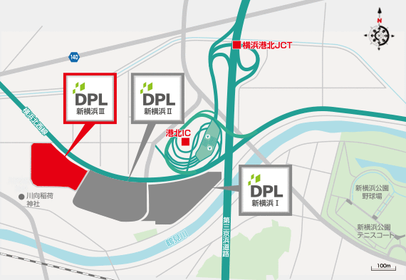 DPL新横浜Ⅲ地図