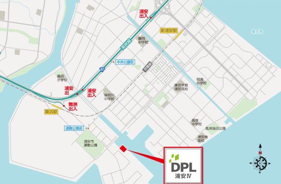 DPL浦安Ⅳ地図