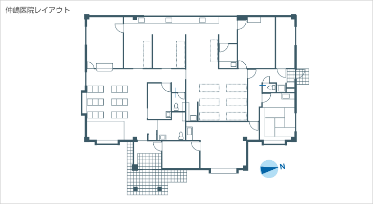仲嶋医院レイアウト
