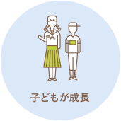 子どもが成長