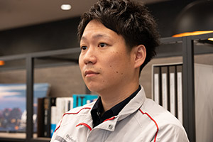 設備技術の森川は自ら手を挙げて参画