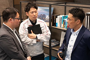 専門人財が連携するチーム力が強み