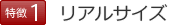 特徴1　リアルサイズ