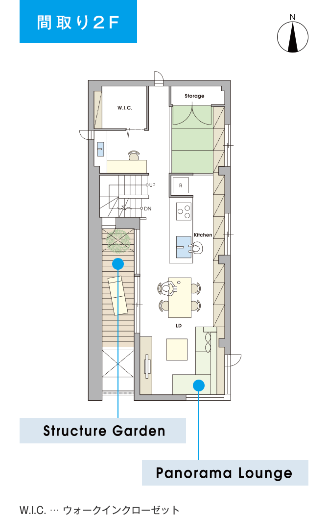 専用住宅 狭小スペース対応 間取り例 Skye スカイエ 注文住宅 ダイワハウス