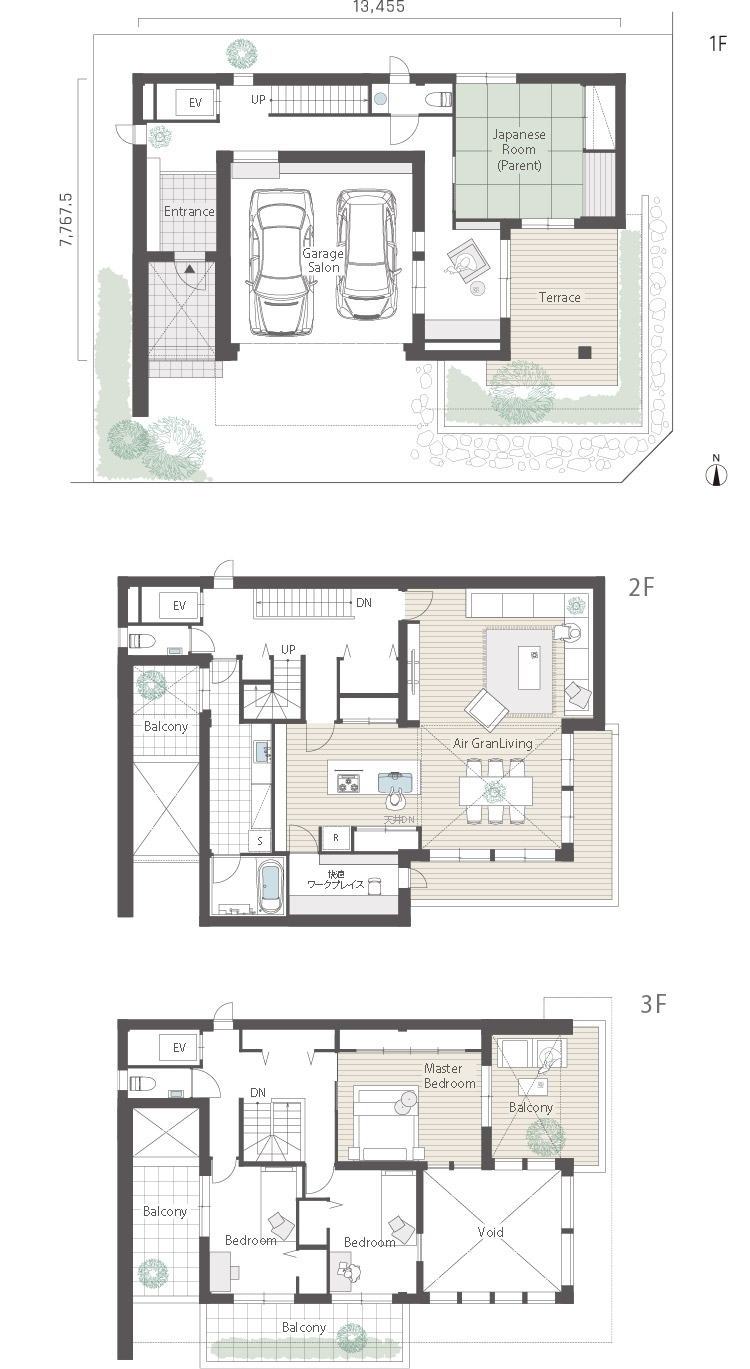 間取り例 Skye3 注文住宅 ダイワハウス