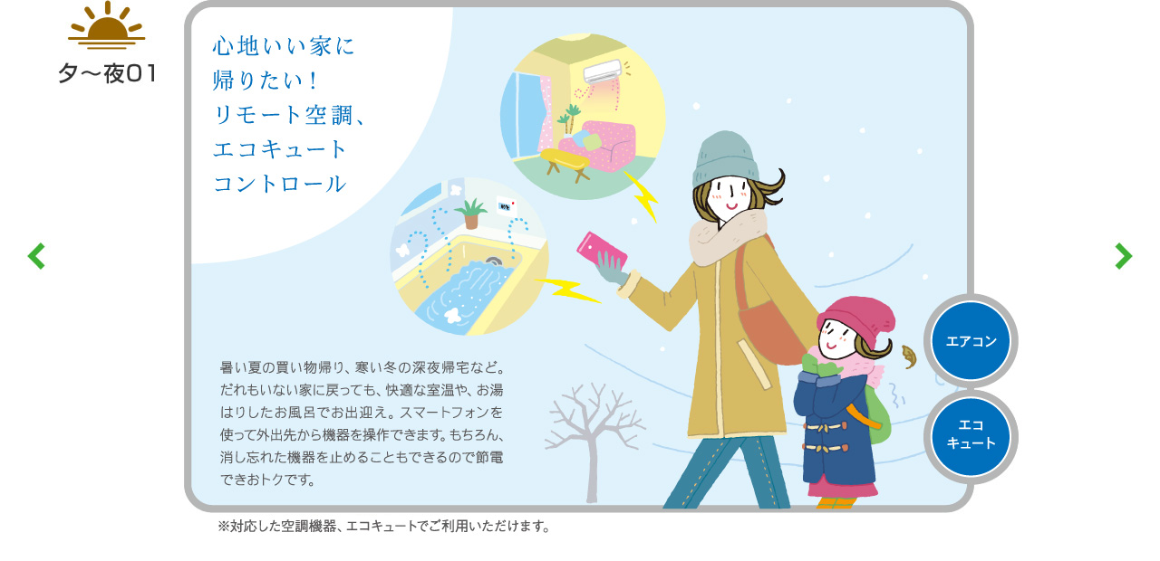 心地いい家に帰りたい!リモート空調コントロール