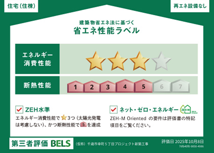 建築物省エネ法に基づく省エネ性能ラベル
