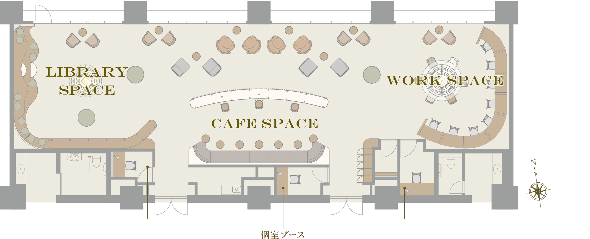 パノラマラウンジ概念図