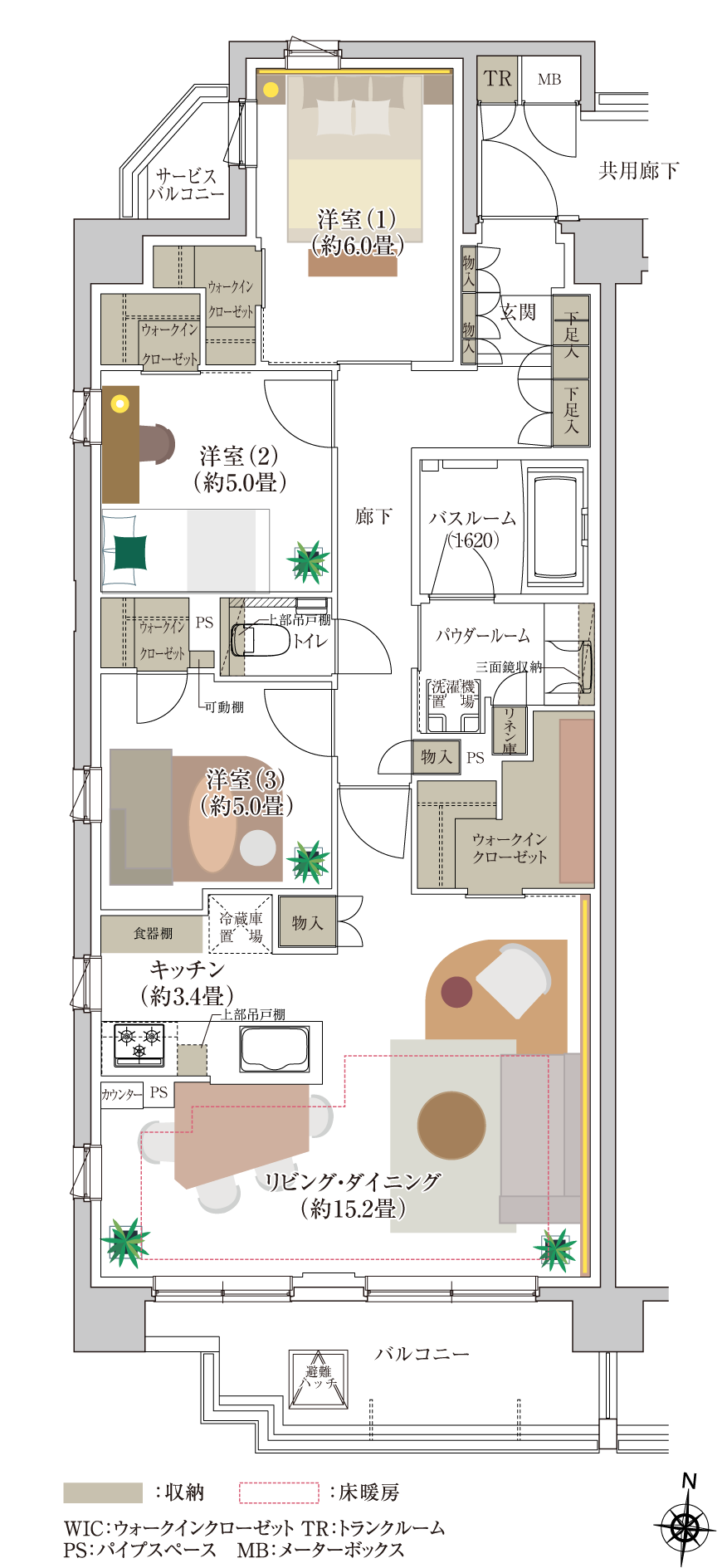 A TYPE 間取り図