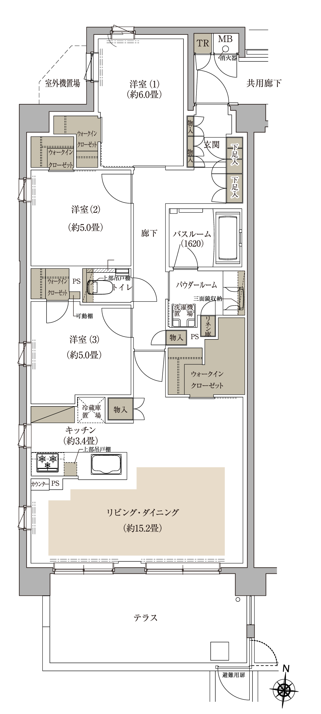 Atタイプ 間取り図