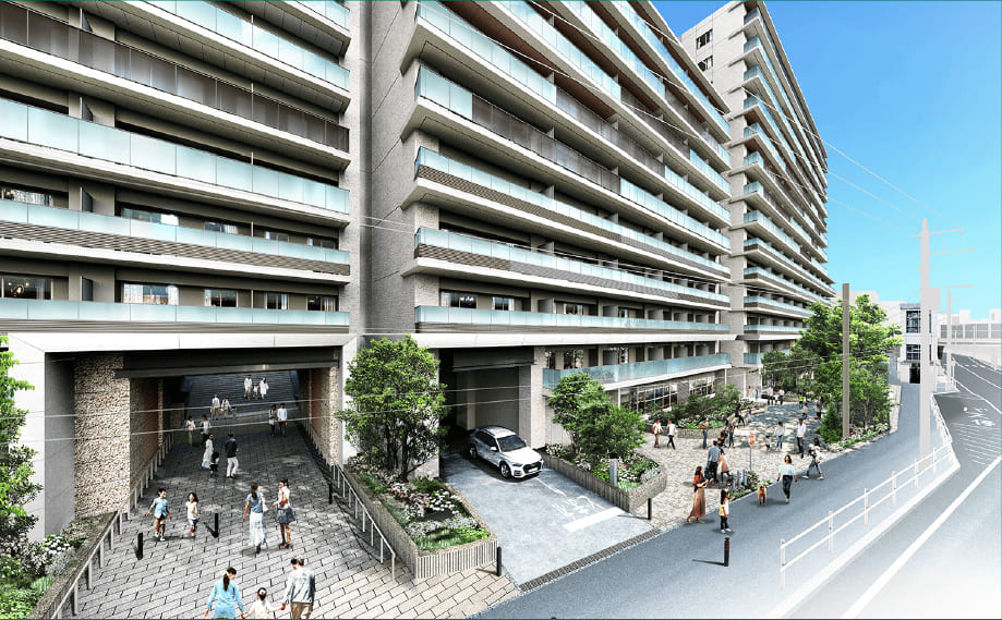 低炭素建築物 外観完成予想CG