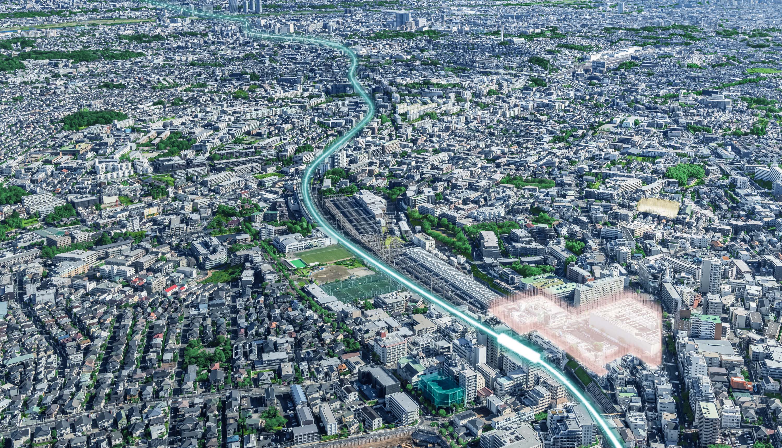現地周辺の航空写真（2025年11月撮影）