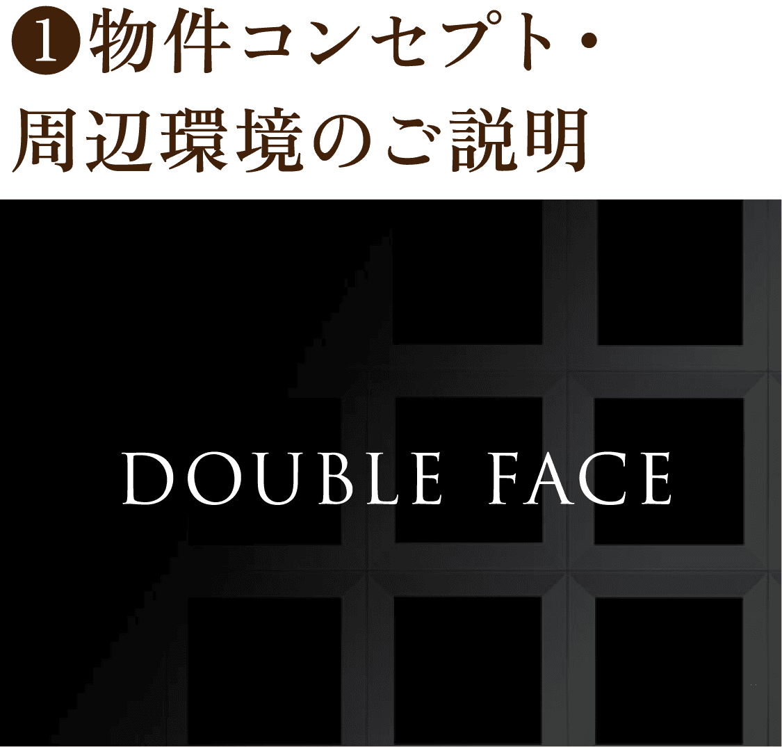 物件コンセプト・周辺環境のご説明