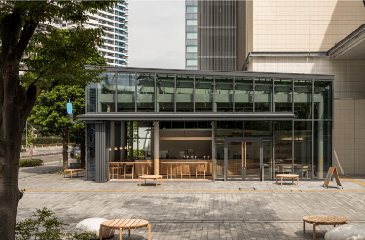 BLUE BOTTLE COFFEE MINATOMIRAI CAFE