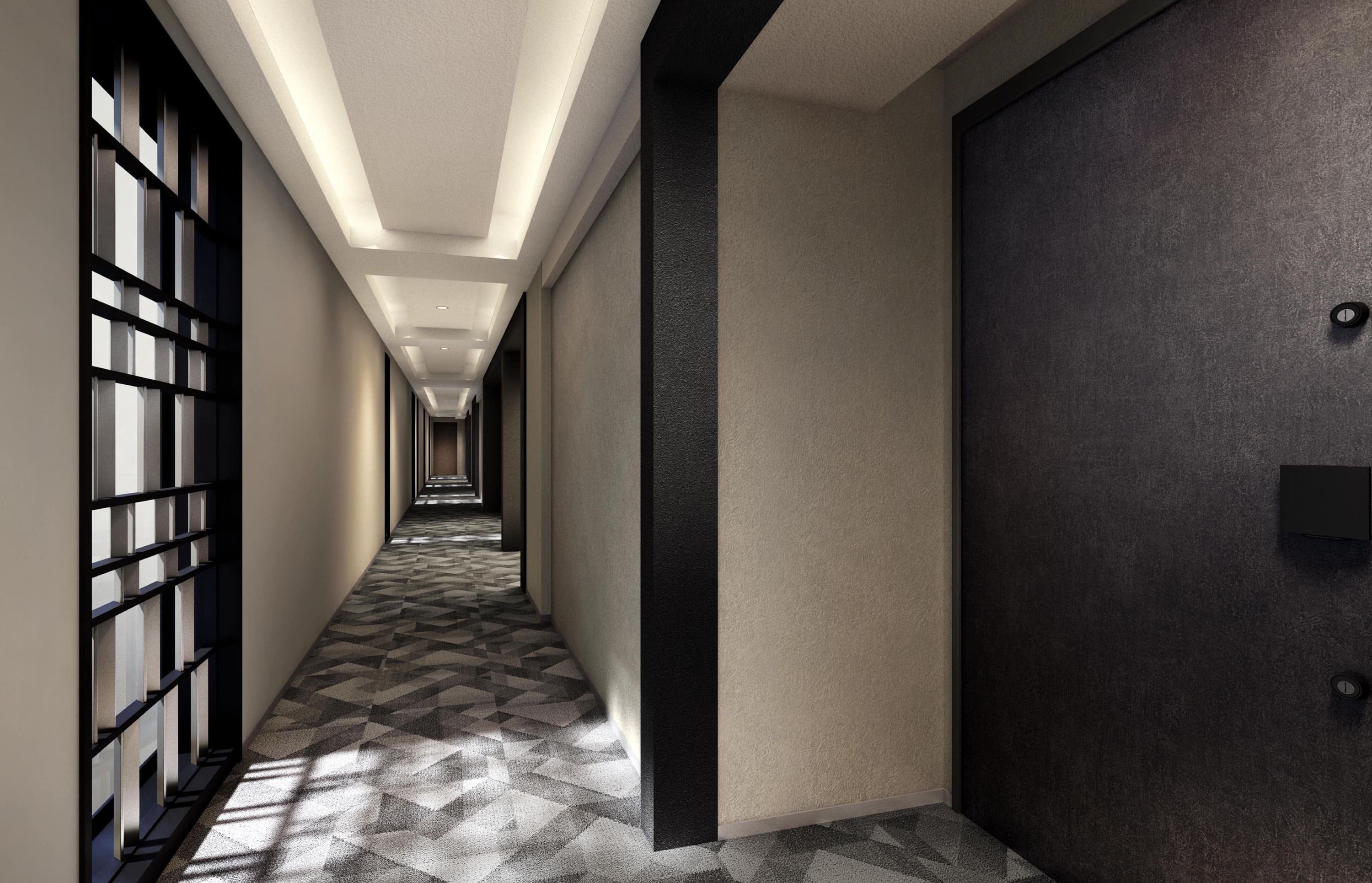 内廊下完成予想CG