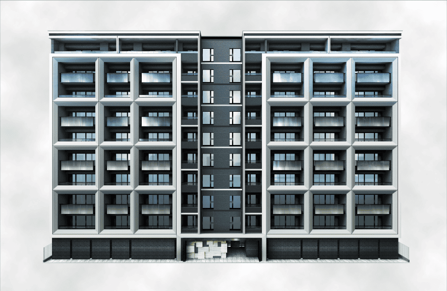 低炭素建築物 外観完成予想CG