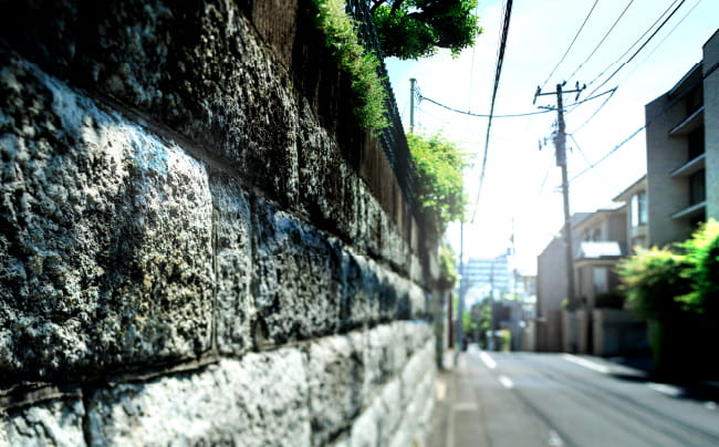 現地周辺の街並み