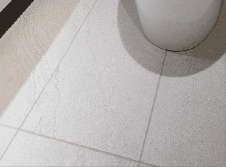 磁器質タイル貼り床