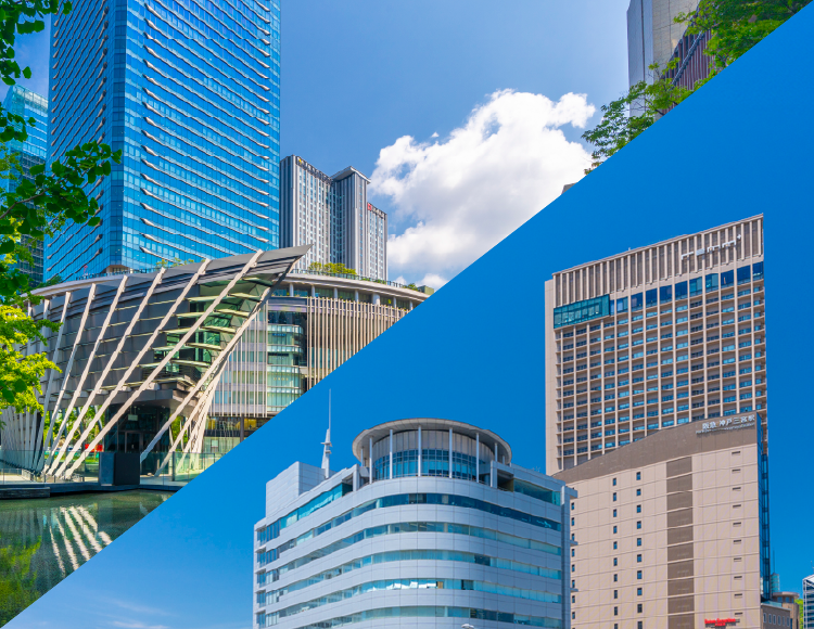 写真左：大阪・写真右：三ノ宮（提供写真）