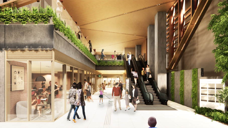 アプローチ広場完成予想図