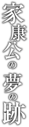 家康公の夢の跡