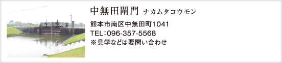 中無田閘門
