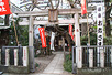 於岩稲荷田宮神社（鳥居）