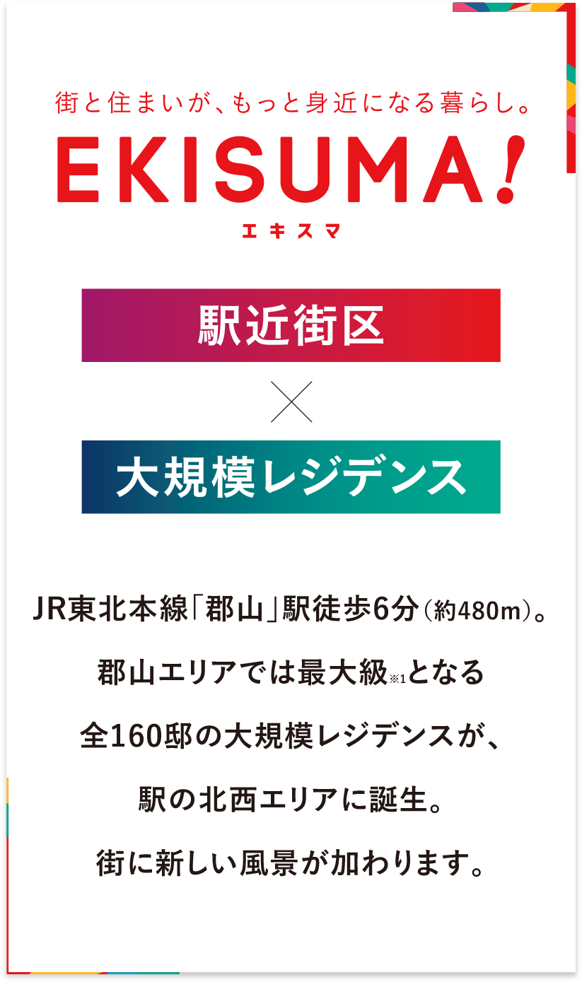 エキスマってなに プレミスト郡山station Cross 福島県 東北 ダイワハウスの分譲マンション エキスマってなに プレミスト郡山station Cross 福島県 東北 ダイワハウスの分譲マンション