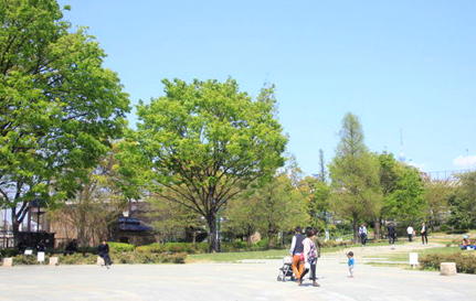 浜町公園 都営新宿線「浜町」駅から約20m／徒歩1分