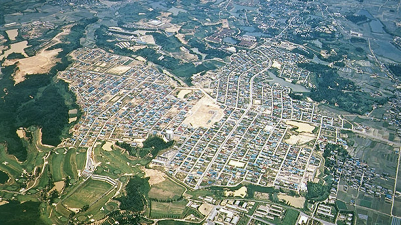 分譲住宅地の航空写真