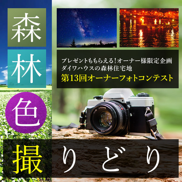 第2回森林住宅地オーナーフォトコンテスト 田舎暮らし 別荘 ダイワハウス