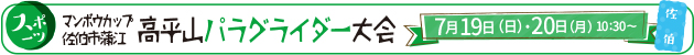 [スポーツ]マンボウカップ佐伯市蒲江 高平山パラグライダー大会 7月19日（日）・20日（月）10：30～（佐伯）