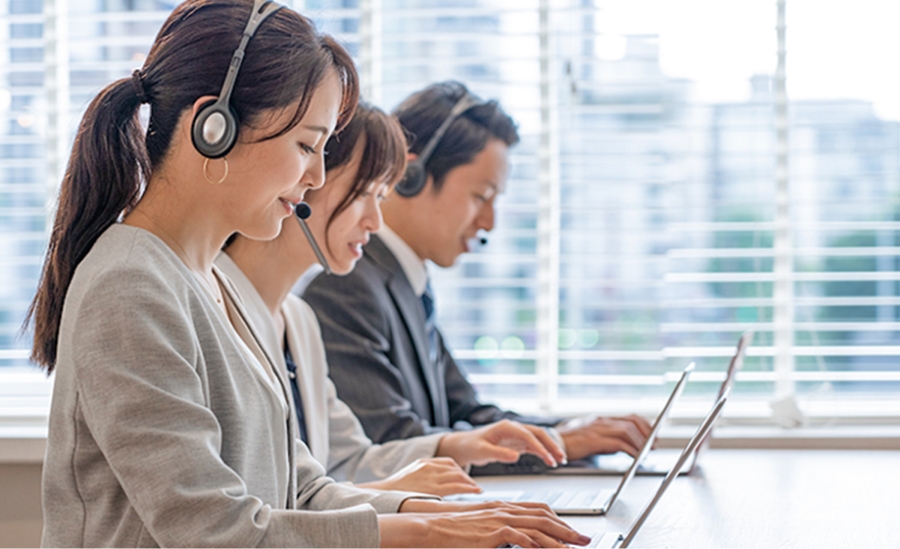 サポートデスクの様子