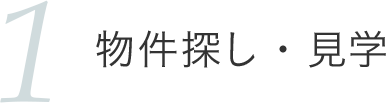物件探し・見学