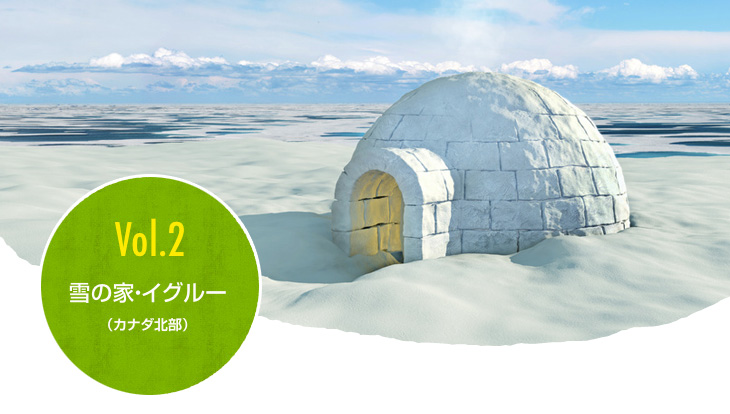 Vol 2 雪の家 イグルー カナダ北部 世界の環境共生住宅 サステナビリティ 大和ハウス工業