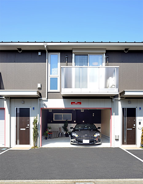 土地活用ラボニュース 神奈川 相模原編 愛車と暮らす 賃貸ガレージハウス が誕生 神奈川 相模原編 土地活用ラボ For Owner 土地活用 大和ハウス工業