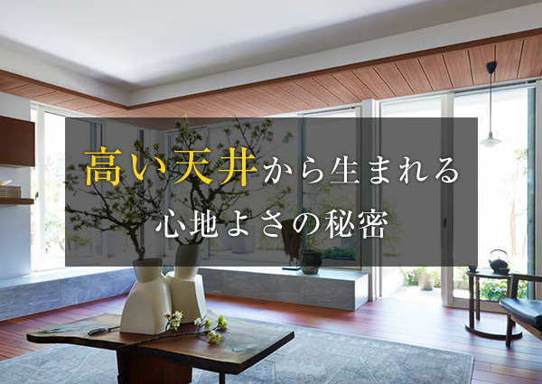 高い天井から生まれる心地よさの秘密 生活を考える My House Palette マイハウスパレット ダイワハウス